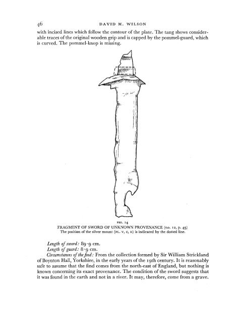 Some Neglected Late Anglo-Saxon Swords - Archaeology Data ...