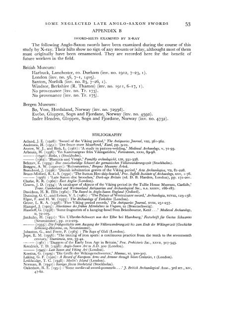 Some Neglected Late Anglo-Saxon Swords - Archaeology Data ...