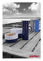 Neuheiten Frühjahr 2012 - STELTON