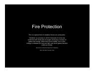 01 Fire Protection Presentation - School of Architecture and Planning