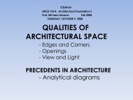 Arch 101a - School of Architecture and Planning