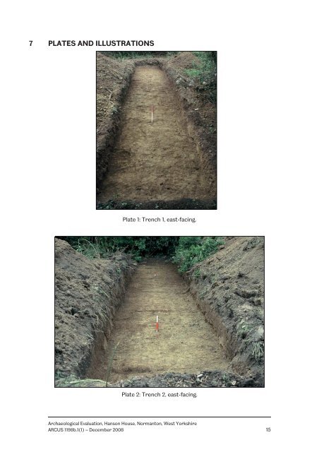 Archaeological Evaluation at Hanson House, Normanton, West ...