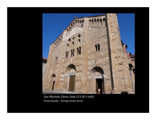 Lecture 6: Romanesque in Italy - School of Architecture and Planning