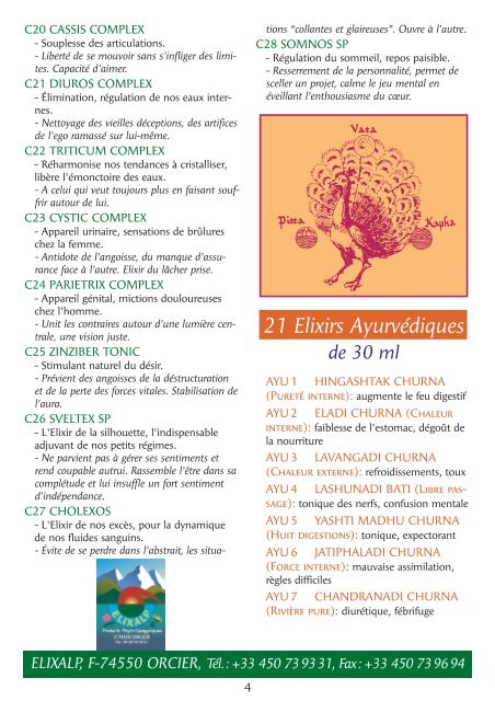 tonique des nerfs - Elixalp