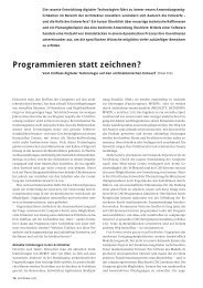 Programmieren statt zeichnen?