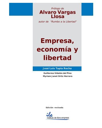 Empresa, economía y libertad - Instituto de Libre Empresa