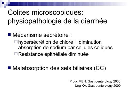 Colites microscopiques - Hepato Web