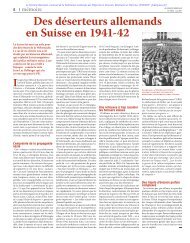 Des déserteurs allemands en Suisse en 1941-42 - fndirp