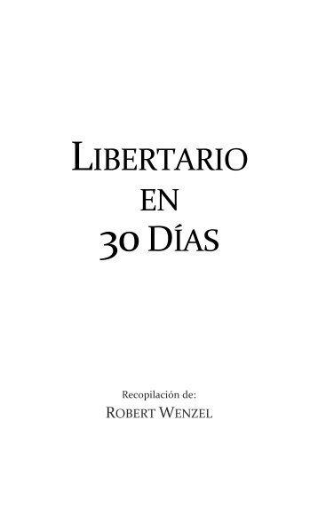 Libertario en 30 dias.pdf - Archipielago Libertad