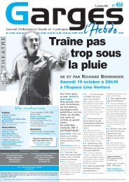 Garges l'hebdo n°61 - Garges-lès-Gonesse