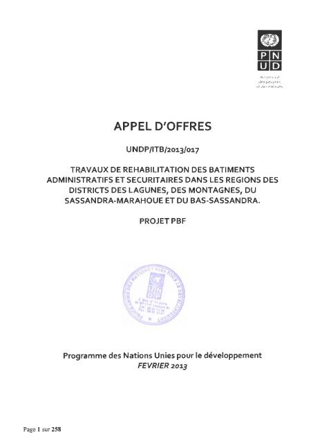 Undp/Itb/2013/017 - Pnud