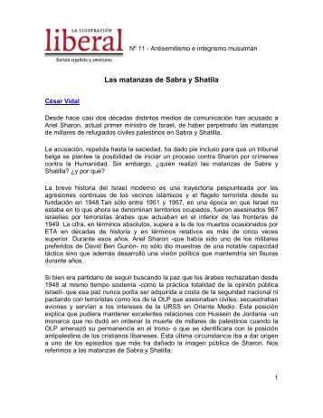 0018 Vidal - Las matanzas de Sabra y Shatila.pdf - Archipielago ...