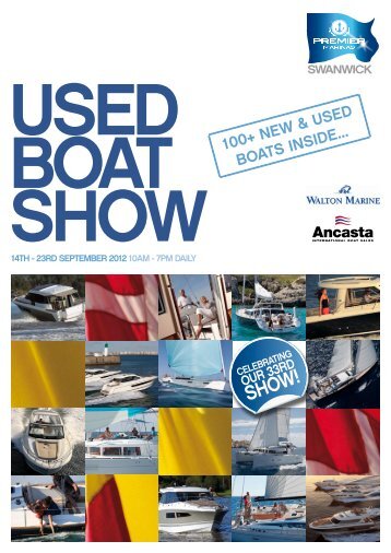 to view the Swanwick Used Boat Show Brokerage ... - Ancasta