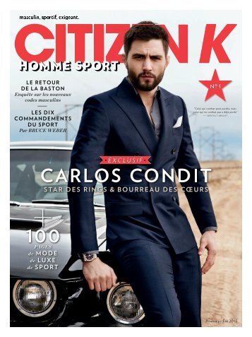 Carlos Condit pictorial in Citizen K Magazine - Full Athlete Marketing