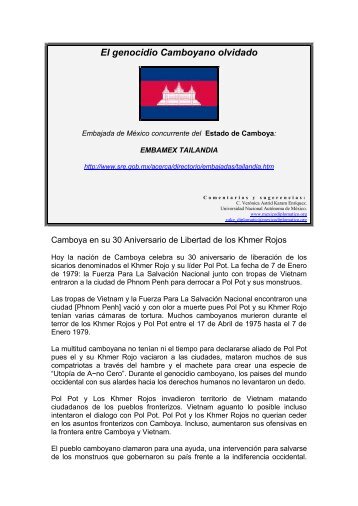 El genocidio Camboyano olvidado - Archipielago Libertad