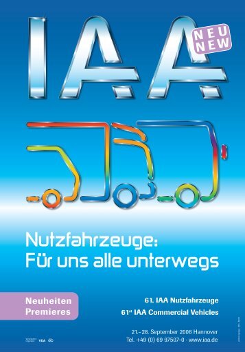 Neuheiten (ohne Bilder) als PDF zum download! - Archiv - IAA