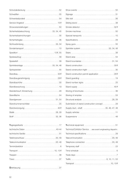 Organisatorische und technische Richtlinien ... - Archiv - IAA