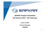 SAFKAR Company Presentation IAA Hannover 2010 ... - Archiv - IAA