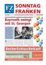 Sonntag in Franken E-Paper - Nordbayerischer Kurier