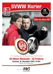 SVWW Kurier 17.Spieltag - Die offizielle Homepage des SV Wehen ...
