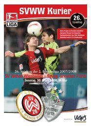 SVWW Kurier 26.Spieltag - Die offizielle Homepage des SV Wehen ...