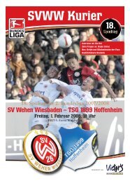 SVWW Kurier 18.Spieltag (5,3 MB) - Die offizielle Homepage des SV ...
