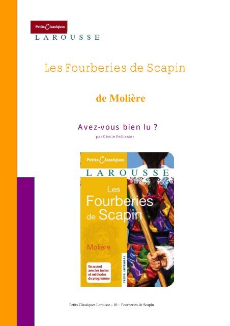 Dissertation fourberies de scapin 06 image
