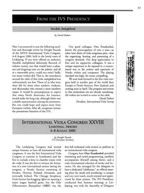 JAVS 16.3.pdf - The American Viola Society