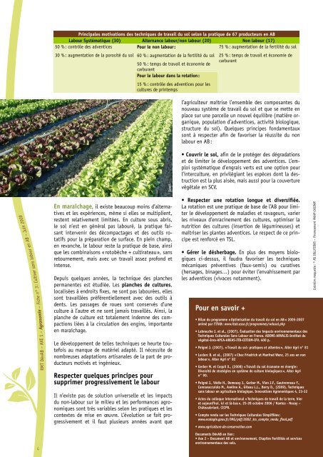 Cultiver sans labour - GRAB, Groupe de Recherche en Agriculture ...