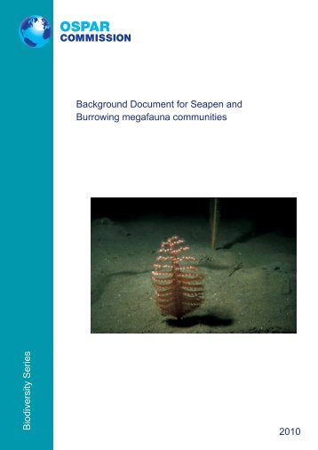 Sea-pen and Burrowing megafauna communities - The Quality ...