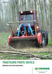 TRACTEURS PORTE-OUTILS Systèmes de travail polyvalents. - Merlo