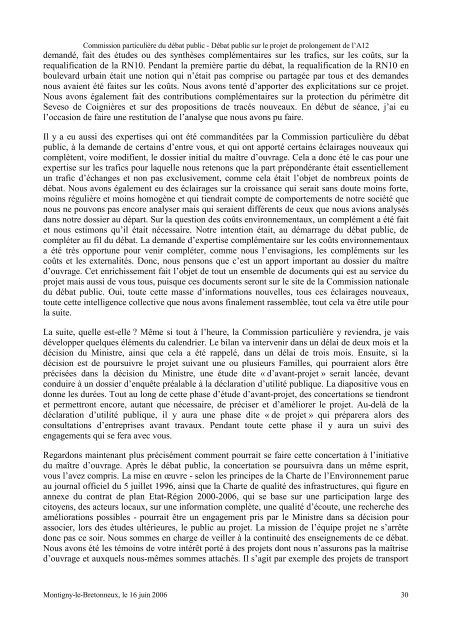 Verbatim au format PDF - Commission nationale du débat public