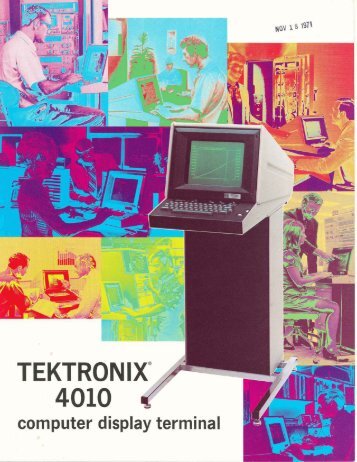 Tektronix 4010 Computer Display Terminal, 1971