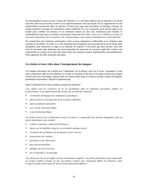 Introduction au contexte européen actuel de l'enseignement des ...