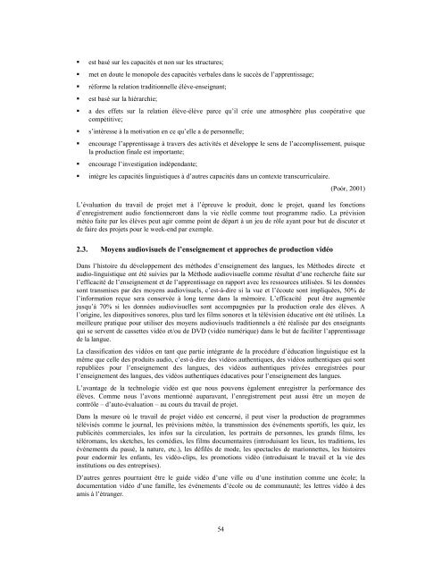 Introduction au contexte européen actuel de l'enseignement des ...