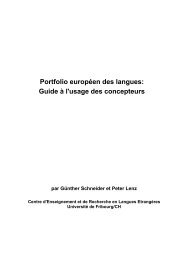 Guide à l'usage des concepteurs - Council of Europe