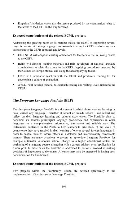 cohesion - European Centre for Modern Languages