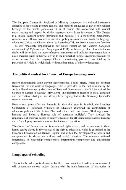 cohesion - European Centre for Modern Languages