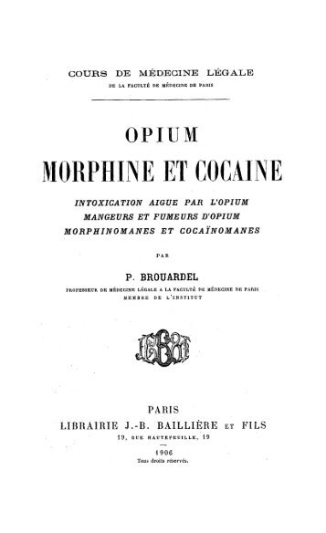 opium - Wood Library-Museum of Anesthesiology