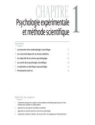 Psychologie expérimentale et méthode scientifique - De Boeck