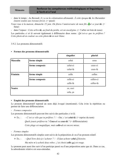 Exemple 2 - Ifadem