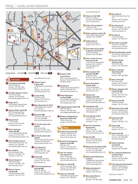 Northwest Houston 2012 Comprehensive Community Guide