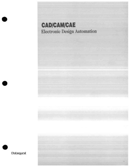 CAD/CAM/CAE : electronic design automation, 1992 - Archive Server