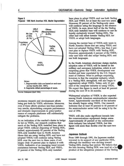 CAD/CAM/CAE : electronic design automation, 1992 - Archive Server