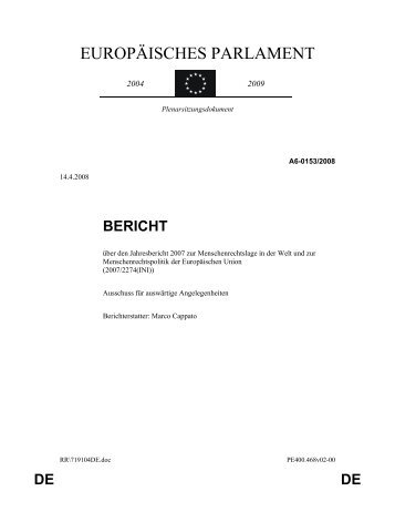 PDF-Dokument - Europäisches Parlament Informationsbüro in ...