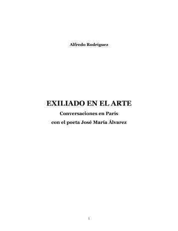 EXILIADO EN EL ARTE-2 ENE 10 - José María Álvarez