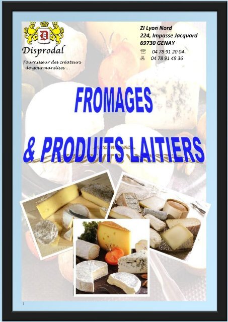 catalogue fromages & produits laitiers - Disprodal