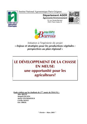 Rapport - Cours en Ligne - AgroParisTech