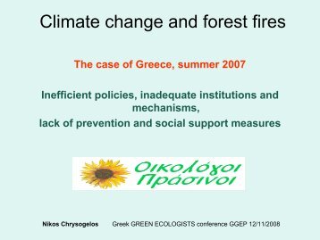 Nikos Chrisogelos - Part 2 - The Greens