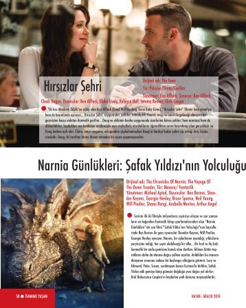 Hırsızlar Şehri Narnia Günlükleri: Şafak Yıldızı'nın Yolculuğu